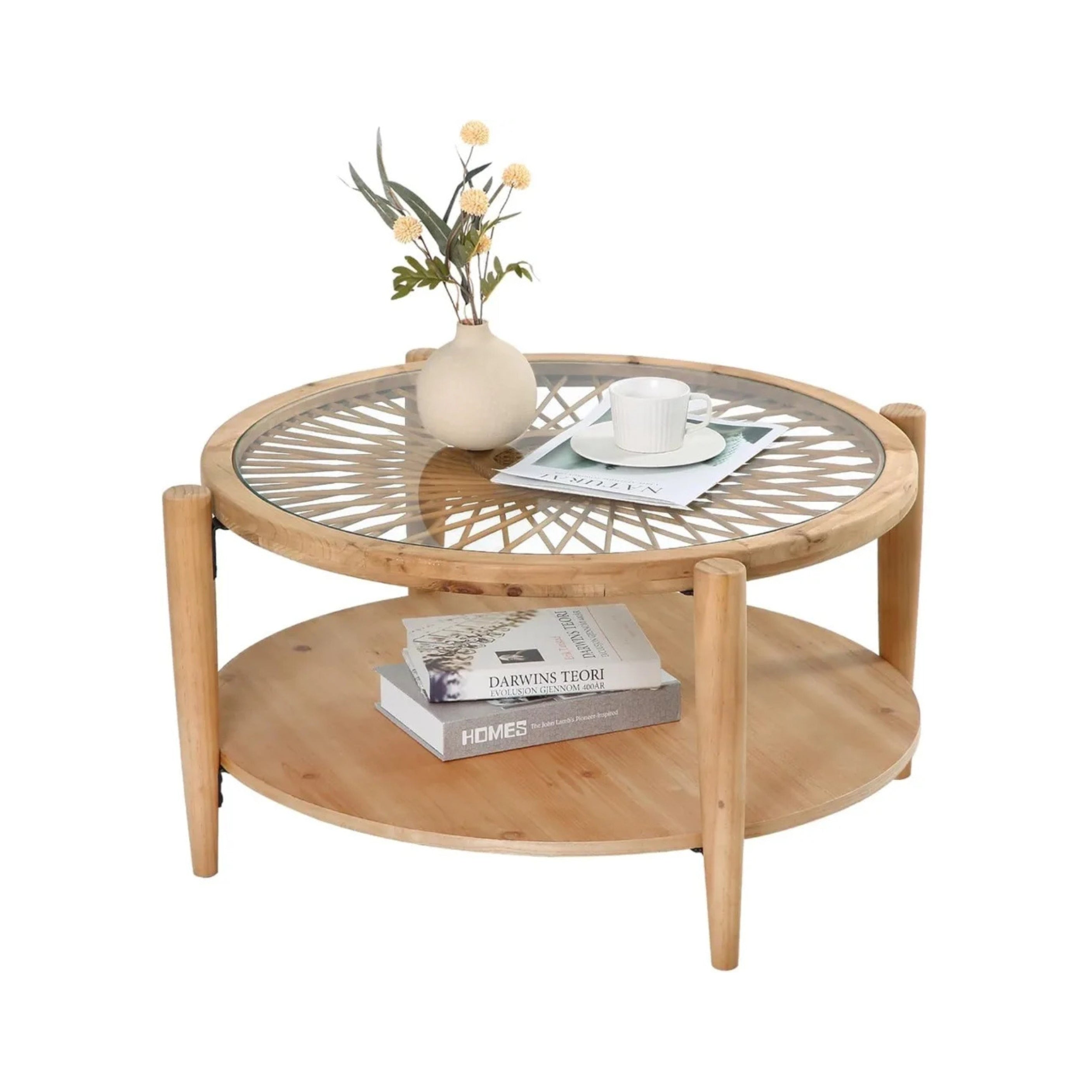 Rattan Coffee Table - SmartAurox