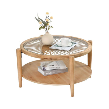 Rattan Coffee Table - SmartAurox
